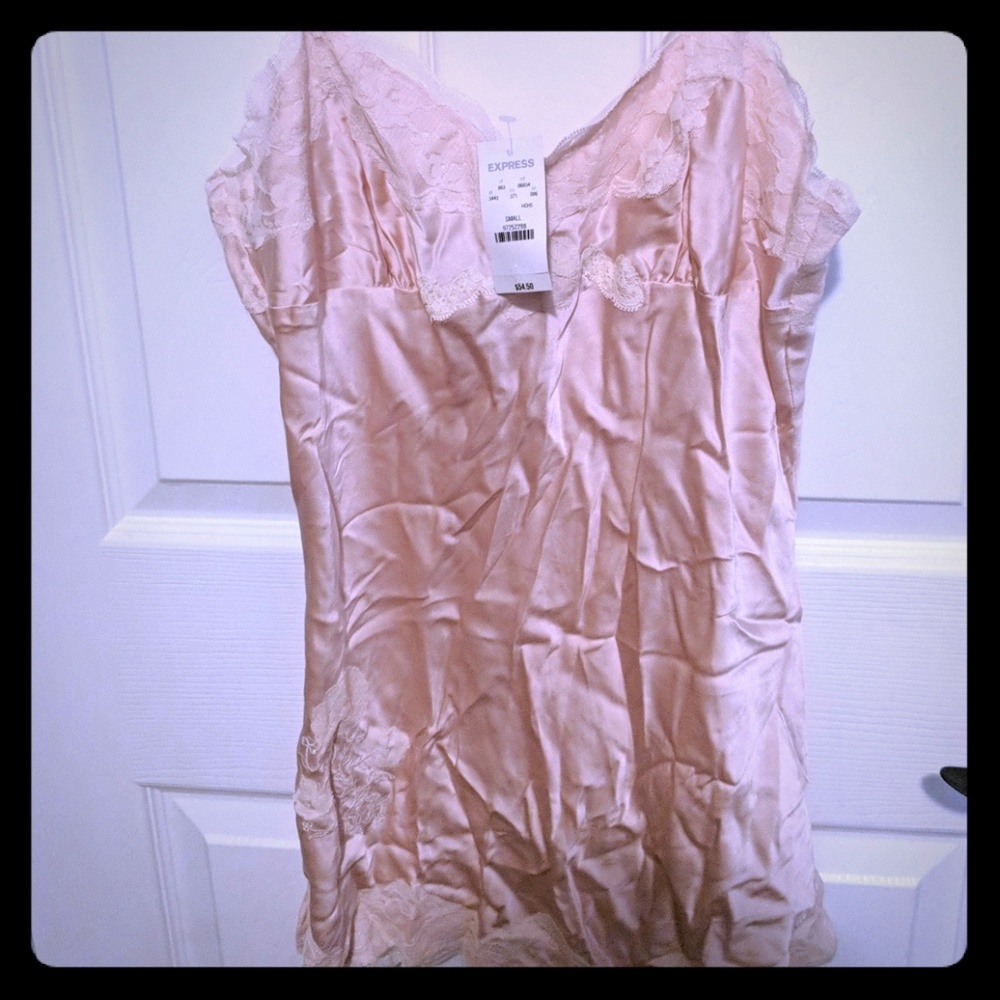 Express silk tank top